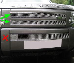 Landrover Discovery 3 Mesh Grille - Main Grille ( 2 piece kit ) Preview
